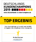 Auszeichnung Kundenchamipions 2016